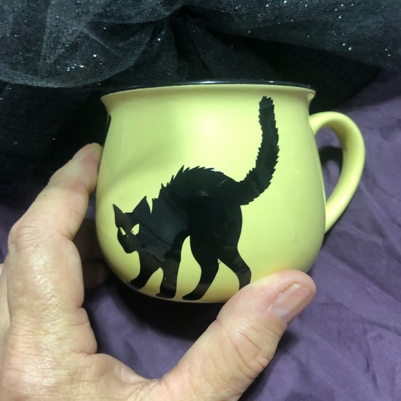Perfectly Wicked yellow and black Mug- new- cricut vinyl by me- great gift - Picture 4 of 8